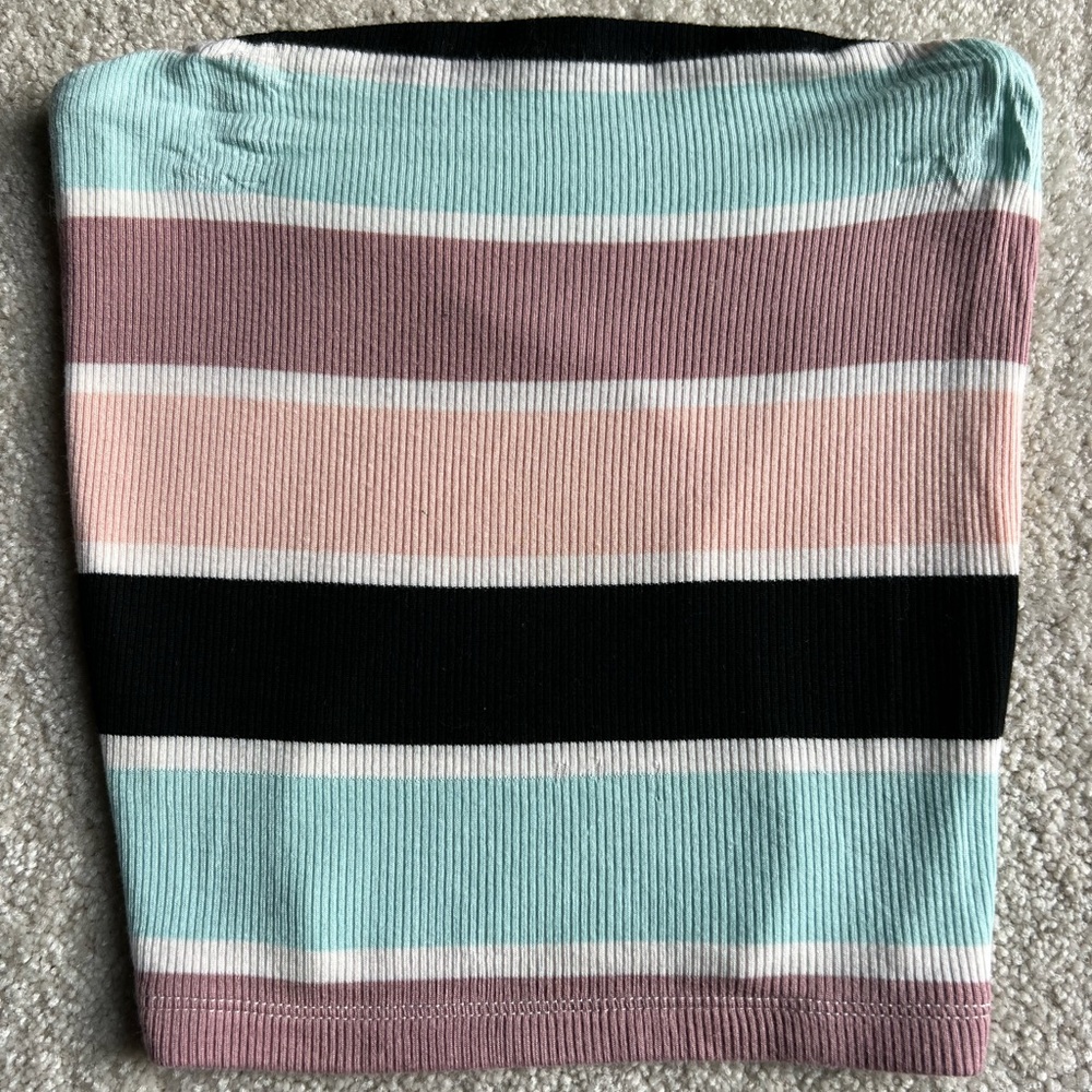 American Eagle Striped XS Tube Top
